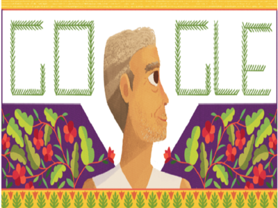 Google Doodle for Baba Amte's birth anniversary