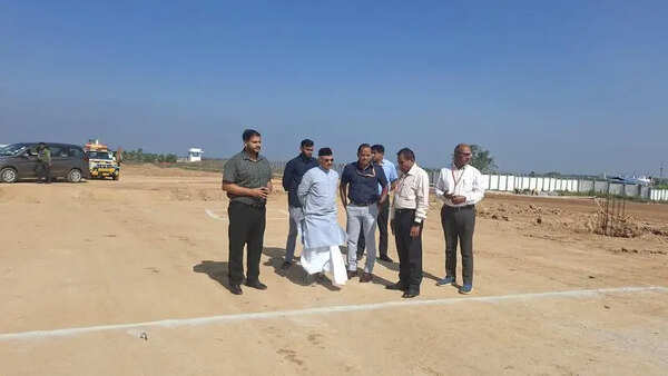 Work on night-landing facility at Shivamogga airport reviewed