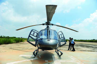 HAL, BIAL clip heli-taxi wings