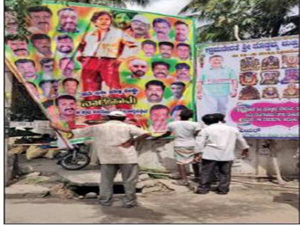19,000 flex boards and banners removed in overnight drive