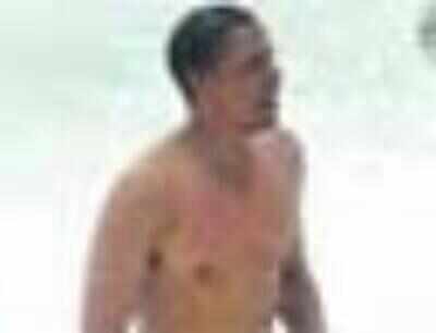 Shirtless Barack Obama