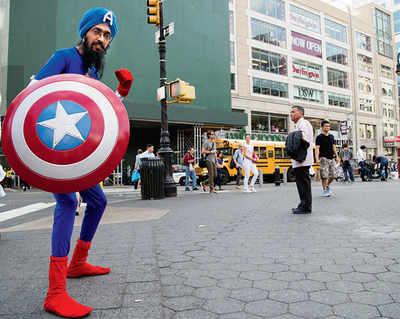 ‘Sikh Captain America’ takes on nemesis Trump