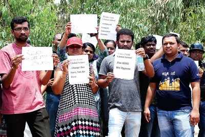Parents protest hike in tuition, transport fees