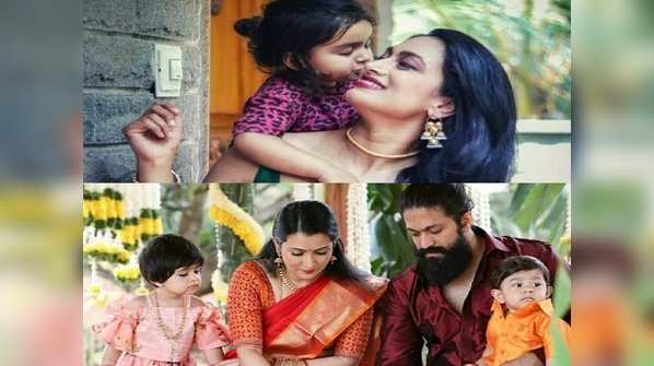 Kannada celebs' adorable pictures with their kids