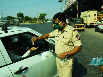 COVID-19: Mumbai Traffic Police spreads awareness to motorists