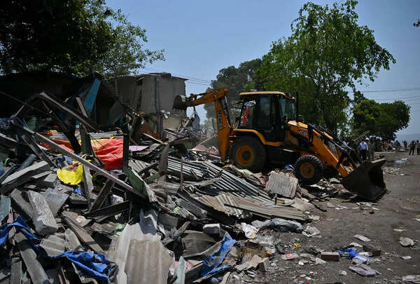 Lives in rubble: Elderly and children spend day under scorching sun and night under open sky after Darukhana demolition drive in south Mumbai