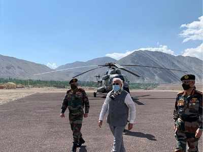 Photos: PM Modi's surprise visit to Ladakh amid India-China tensions