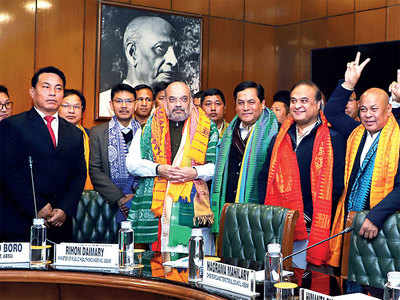 Govt signs accord with Bodo groups in Assam