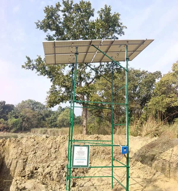 Solar water units set up in Dudhwa Tiger Reserve