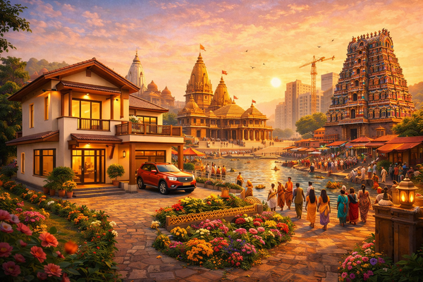 Property boom enters temple towns: Developers chase 'divine' real estate