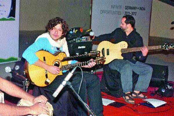German Jazz band Triotonos performs in Hyderabad