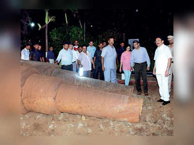 Two British-era, forgotten cannons to adorn Jal Vihar