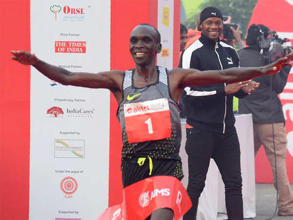 ‘No-mask' Kipchoge makes a statement