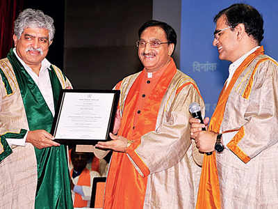 IIT-B confers honorary doctorate on Nilekani