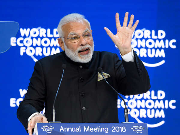 Climate change, terrorism and protectionism challenges before us, says PM Modi at Davos