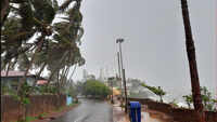 Watch: Locals make merry and enjoy the monsoon rain in Kannur 