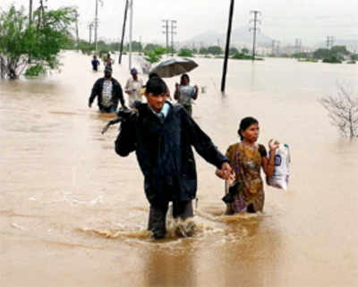 Four drown as rains cripple city