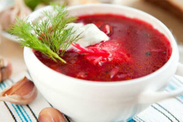 Healthy soup: Beetroot and orange soup