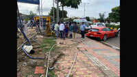 On cam: Speeding Ferrari runs over pedestrian in Hyderabad 