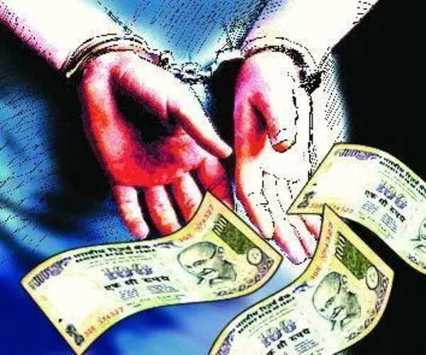 Two days after promotion, police inspector held with aide for accepting bribe
