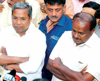 Chief Minister HD Kumaraswamy , former chief minister Siddaramaiah spar over Budget?