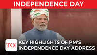 PM Modi's I-Day address: Highlights 