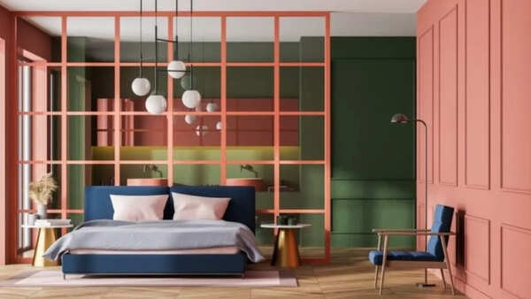 How to nail the 'peek-a-boo' paint trend, according to interior design experts