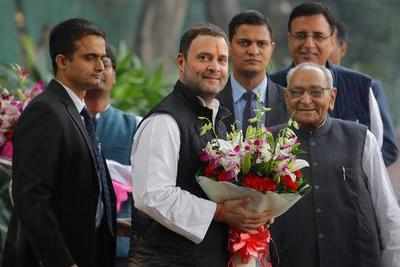 Rahul Gandhi files his nomination for Congress President's post