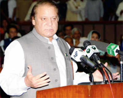 Sharif elected Pak PM for historic third term