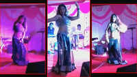 Ganesh puja: Bar dancers perform at Nandurbar Railway Ganpati Mandal 