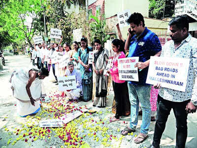 Pothole protests or roadside politics?