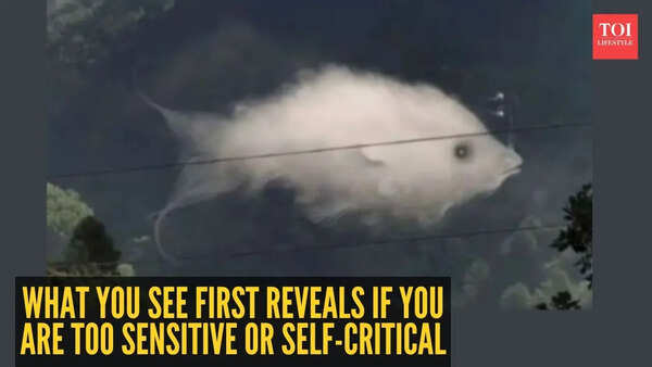 Optical illusion personality test: Fish or cloud? What you see first reveals if you are too sensitive or self-critical