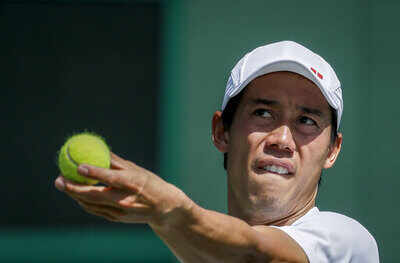 Kei Nishikori enters second round as qualifier Marco Trungelliti retires