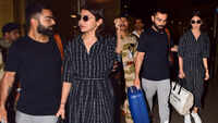 Anushka Sharma and Virat Kohli return to India post cricket World Cup 
