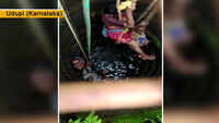 Watch: Police personnel rescued an elderly woman from well 