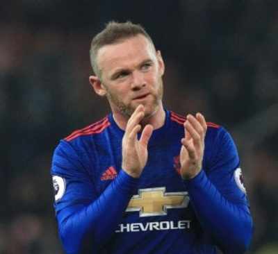 Wayne Rooney alone at the top