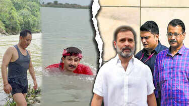 Kiren Rijiju Floats A Yamuna Swimming Contest After Manoj Tiwari Challenges Rahul And Kejriwal
