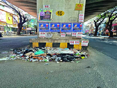 Under the pillar: Safe spot to dump garbage?