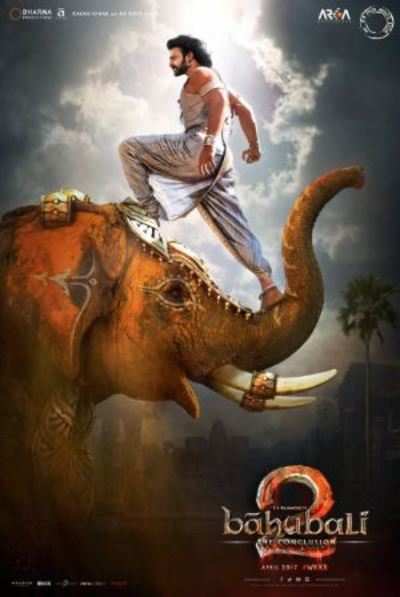 Baahubali 2 poster released on Mahashivratri: Prabhas performs a daring stunt