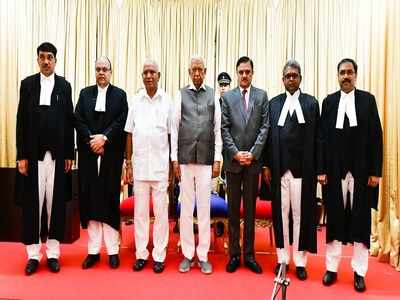 4 additional judges sworn in for Karnataka High Court