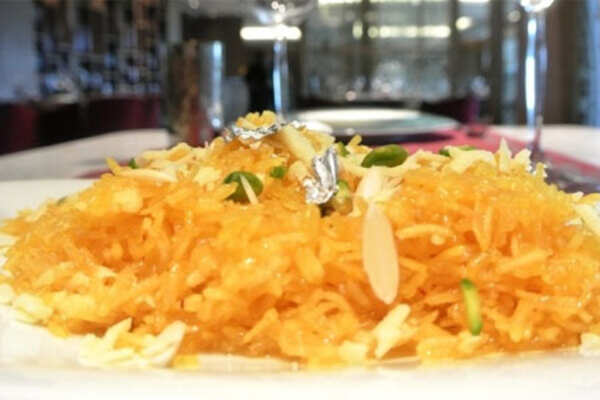 Healthy dessert recipe: Zarda