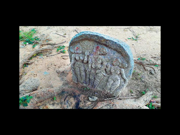 18th century Sati stone found at temple in Chennai backyard