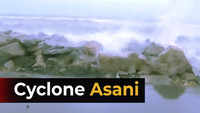 Cyclone Asani: Visuals from Kakinada-Uppada Beach road in Andhra Pradesh 