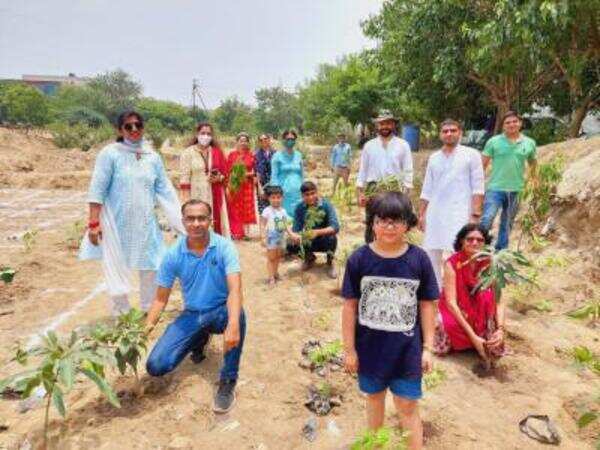 Ghaziabad residents come together to plant 20,000 saplings