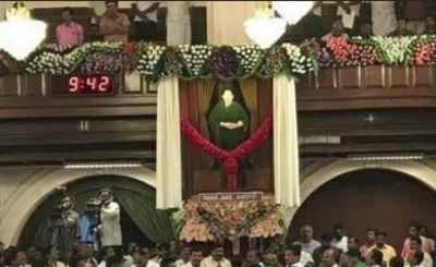 Tamil Nadu opposition cry foul as Speaker unveils Jayalalithaa portrait in Assembly