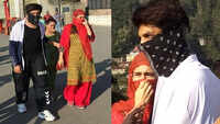 Sara, Kartik Aaryan cover their faces while roaming in Shimla 