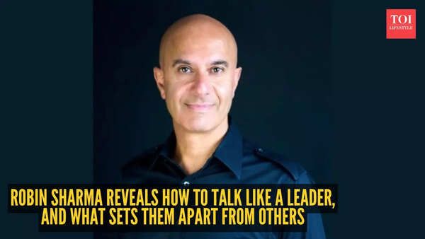 Robin Sharma reveals how to talk like a leader, and what sets them apart from others