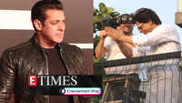 Salman Khan slaps security guard for misbehaving with a fan kid; Shah Rukh Khan wishes Eid Mubarak to fans outside Mannat, and more 