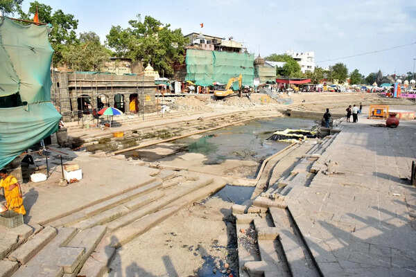 Ram & Seeta kunds in Nashik run dry after a decade, but for planned Kumbh works