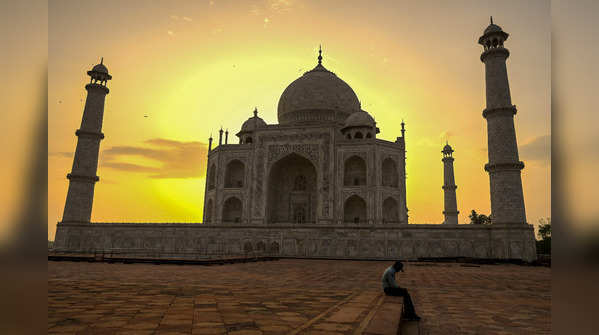 Taj Mahal reopens after 3 months: Day 1 photos